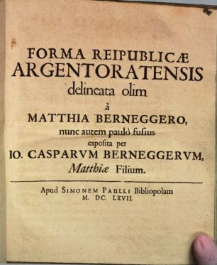 Forma reipublicae Argentoratensis