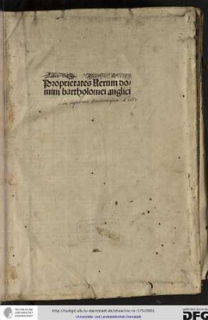 De proprietatibus rerum