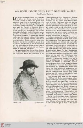 30: Van Gogh und die neuen Richtungen der Malerei