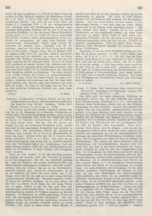523-524 [Rezension] Lahusen, Friedrich, Das Evangelium des Paulus, des Apostels Jesu Christi