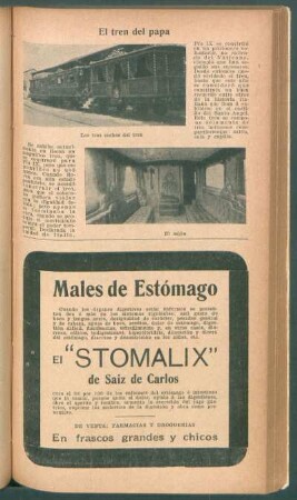 El tren del papa