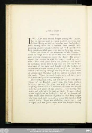 Chapter II Damascus