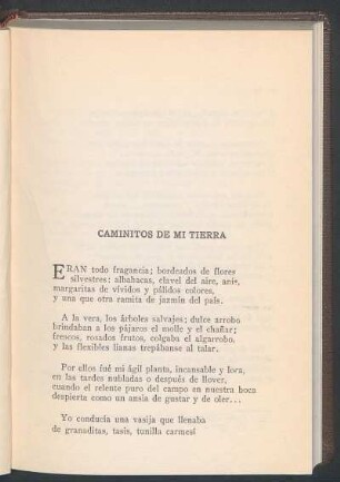 Caminitos de mi tierra