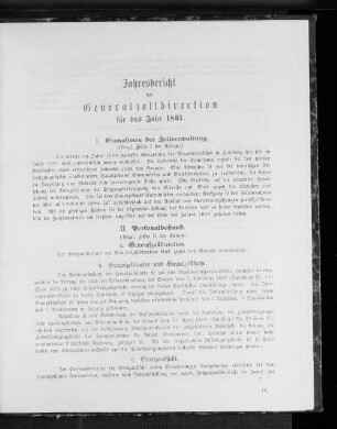 IX. Verwaltungs-Abtheilung für das Zollwesen.