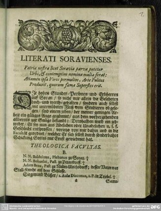 Literati Soraviensis