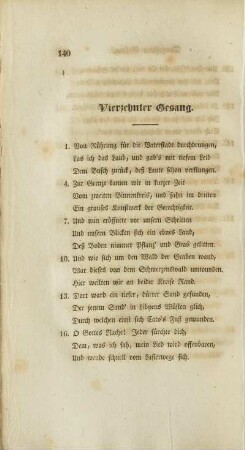 Vierzehnter Gesang (unvollständig)