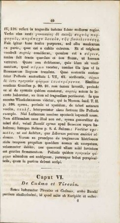 Caput VI. De Cudmo et Tiresia.