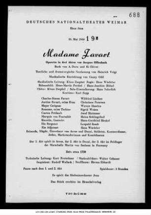 Madame Favart