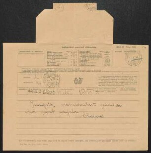 Brief von Joseph Chapiro an Gerhart Hauptmann und Margarete Hauptmann