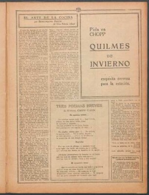 Tres poemas breves