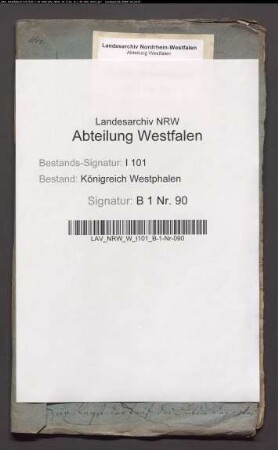 Verpachtung von Grundstücken verschiedener Kirchen und milden Stiftungen im Distrikt Höxter