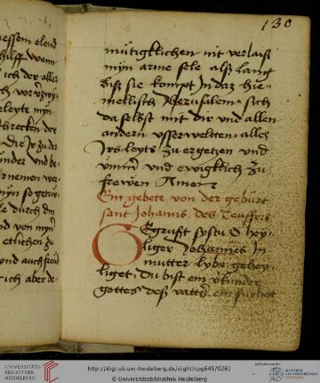 Gebete zu Johannes dem Täufer. 2 Gebete
