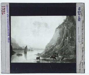 Cuyp, Flussblick mit trinkenden Kühen (Rotterdam Boijmans 1133 (OK))