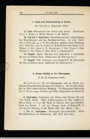 7. Ruhe und Umformierung in Hirson