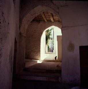 Naxos. Gasse im Kastellviertel. Sett9