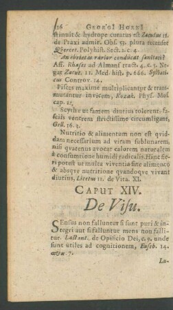 Caput XIV. De Visu.