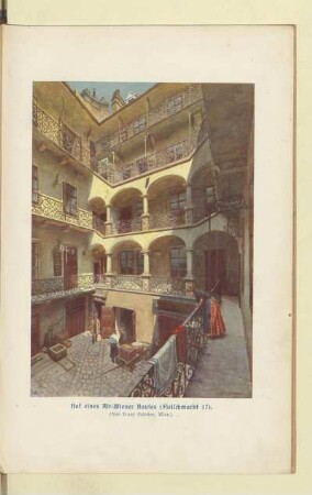 Hof eines Alt-Wiener Hauses