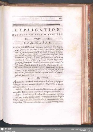Explication Des Mots Les Plus Difficiles
