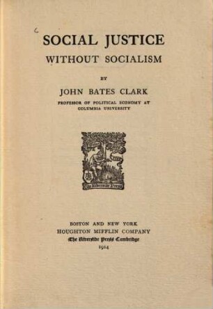 Social justice without socialism
