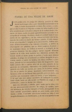Poema de una noche de amor