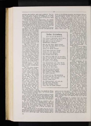 Gedicht: Doktor Hindenburg.