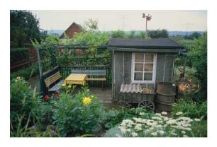 Schrebergarten am Rand von Berlin