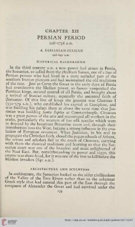 Chapter XII: Persian Period