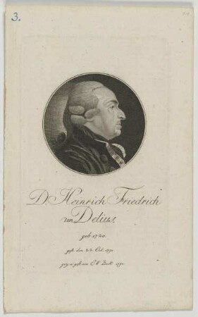 Bildnis des Heinrich Friedrich von Delius