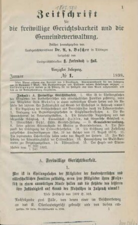 Januar-Dezember = No. 1-12