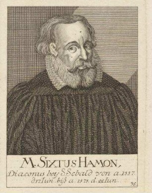 Magister Sixtus Hamon, Diakon bei St. Sebald