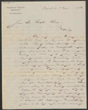 Brief an B. Schott's Söhne : 07.06.1883