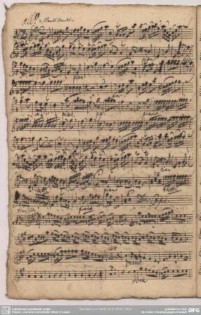 13. Anonymus, Suiten, A-Dur 