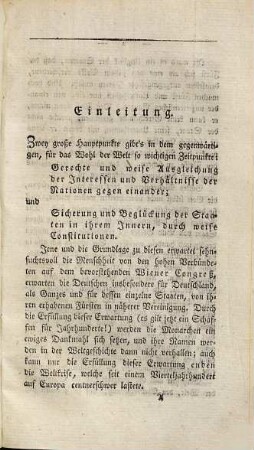 Versuchter Entwurf einer Landes-Grundverfassung für die Staaten Deutschen Stammes