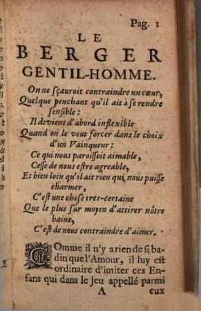Le Berger gentil-homme