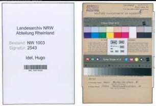 Entnazifizierung Hugo Idel , geb. 15.01.1897 (Arbeiter)