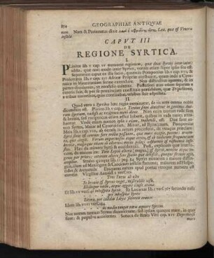 Caput III. De Regione Syrtica