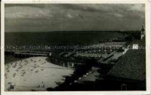 Strandpromenade und Seebrücke in Sopot