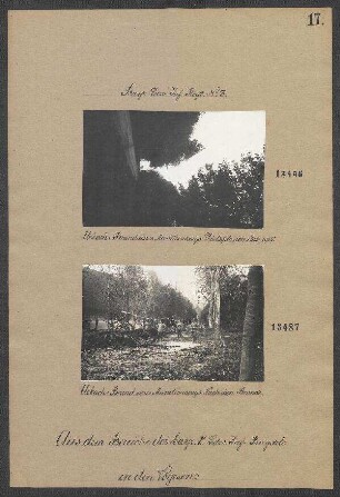 Urbach: Brand eines Munitionszuges. Die Explosion 1915