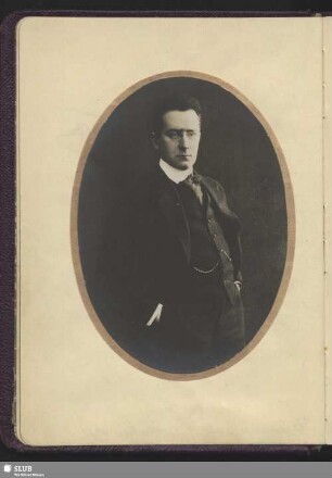 Bl. 3. Flesch, Carl