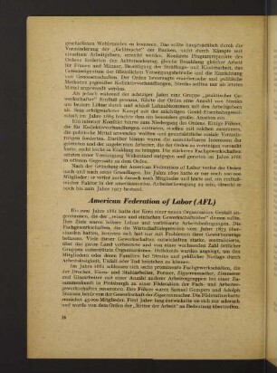 American Federation of Labor (AFL)