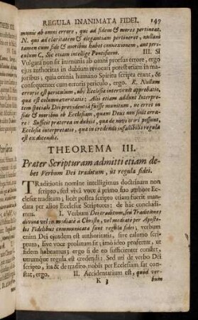 149-157, Theorema III - IV