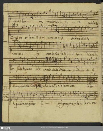 [Federico Calvene:] Gaudeamus omnes fideles