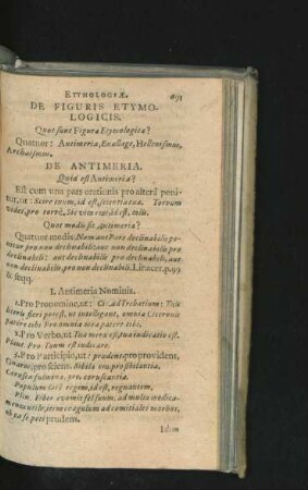 Etymologiae. De Figuris Etymologicis.