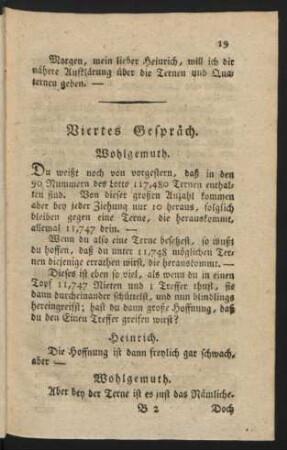 Viertes Gespräch