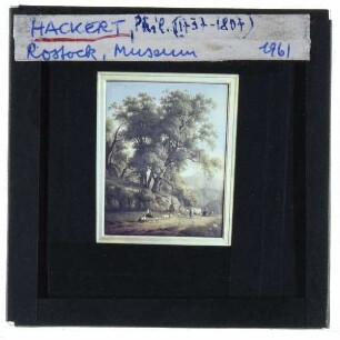 Hackert, Landschaft mit Baum und Vieh