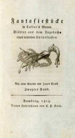 Bd. 2: Fantasiestücke in Callot's Manier