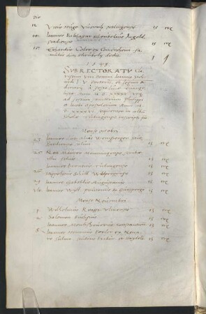 Winterhalbjahr 1545/1546. Rektorat Johannes Sichardt (Johann Sichard)