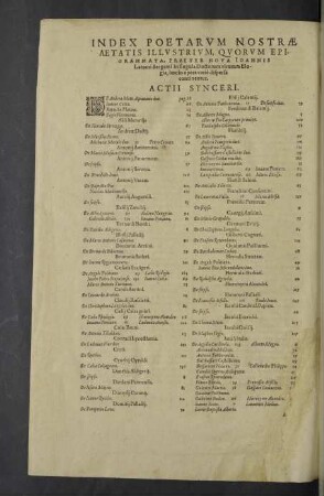 Index poetarum