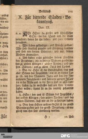 X. Für bittende Sünden-Bekanntnuß.