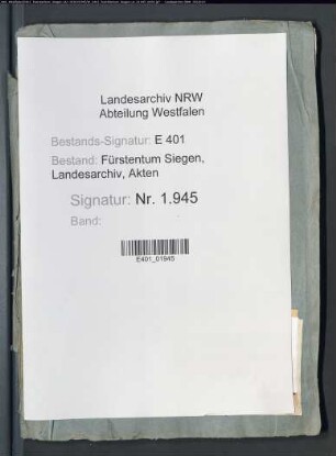 Renteirechnung des Amtes Siegen (zusammengestellt durch den Rentmeister Chun Schwartz)